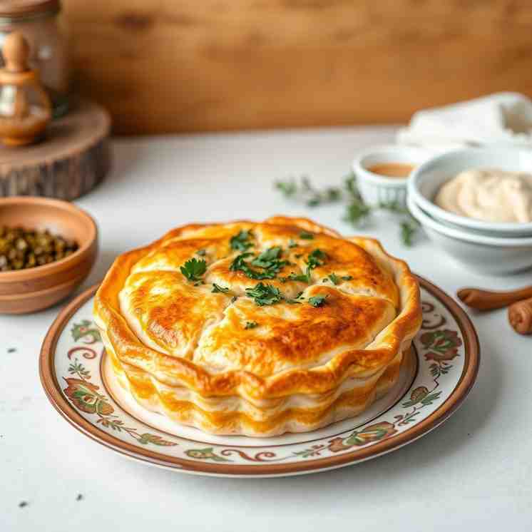 Lakror Meat Pie Recipe - Bake Albanian Flavor Today